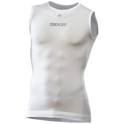 Letni podkoszulek rowerowy SML BT. Białe koszule nocne SIXS, xl, bez wzorów, ze skóry, bez ramiączek. Za 250.00 zł.