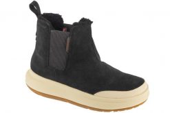 Buty zimowe damskie, Marquette Thermo Pull On WP. Czarne trekkingi Merrell, z materiału, trekkingowe. Za 499.99 zł.