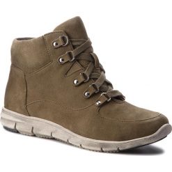 Botki CAPRICE - 9-25204-21 Khaki Suede 716. Zielone botki Caprice, bez wzorów, z futra, bez obcasa, bez zapięcia. W wyprzedaży za 229.00 zł.