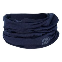 Wielofunkcyjny szalik/ocieplacz na szyję Heat Keeper Granatowy. Niebieskie szaliki HEAT KEEPER, na zimę, bez wzorów, sportowe. Za 116.99 zł.