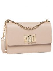 Furla Torebka 1927 BAFKACO-ARE000-B4L00-1-007-20-BG-B Beżowy. Brązowe torebki klasyczne Furla, bez wzorów, ze skóry, bez dodatków. Za 1,049.00 zł.