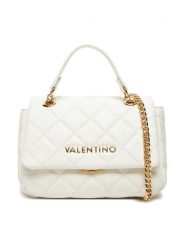 Valentino Torebka VBS3KK05R Biały. Białe torebki klasyczne Valentino, bez wzorów, ze skóry, bez dodatków. Za 279.99 zł.