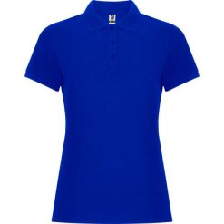 Damska Koszulka Polo Pegaso Premium Z Krótkim Rękawem. Niebieskie koszulki polo ROLY, s, bez wzorów, bez kołnierzyka, bez ramiączek. Za 64.99 zł.