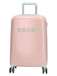 Charm Walizka w kolorze jasnoróżowym - 36 x 55 x 20,5 cm rozmiar: onesize. Różowe walizki Charm, bez wzorów. Za 217.99 zł.