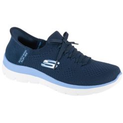 Buty sportowe Sneakersy damskie, Slip-Ins: Summits - New Daily. Niebieskie obuwie sportowe Skechers, bez zapięcia, trekkingowe, Skechers Sport. Za 369.99 zł.