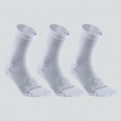 Skarpety sportowe tenis Artengo RS160 High 3 pary. Białe skarpety ARTENGO, bez wzorów, z bawełny. Za 29.99 zł.
