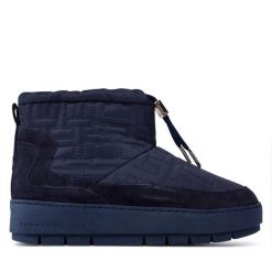 Śniegowce Tommy Hilfiger. Niebieskie trapery i śniegowce TOMMY HILFIGER. Za 1,039.00 zł.
