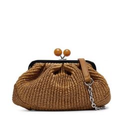Torebka Weekend Max Mara. Brązowe torebki klasyczne Weekend Max Mara, bez wzorów, bez dodatków. Za 1,159.00 zł.