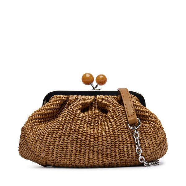 Torebka Weekend Max Mara. Brązowe torebki klasyczne Weekend Max Mara, bez wzorów, bez dodatków. Za 1,159.00 zł.