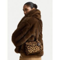 Torebka LAUREN RALPH LAUREN. Brązowe torebki klasyczne Lauren Ralph Lauren, bez wzorów, bez dodatków. Za 1,899.00 zł.