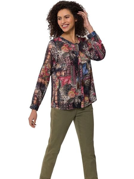 Heine Bluzka ze wzorem rozmiar: 44. Bluzki Heine, bez wzorów, bez kołnierzyka, bez ramiączek. Za 74.28 zł.