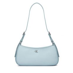 Torebka Calvin Klein. Niebieskie torebki klasyczne Calvin Klein, bez wzorów, bez dodatków. Za 339.99 zł.