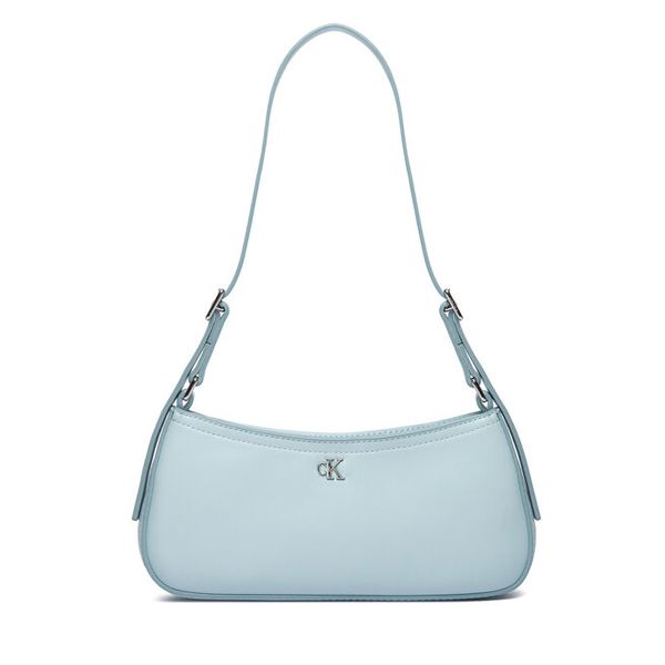 Torebka Calvin Klein. Niebieskie torebki klasyczne Calvin Klein, bez wzorów, bez dodatków. Za 239.99 zł.