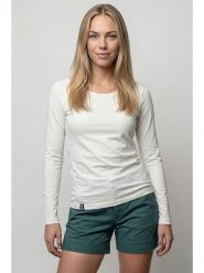 Alife and kickin Koszulka "Evelyn" w kolorze białym rozmiar: M. Białe bluzki Alife and Kickin, m, bez wzorów, bez kołnierzyka, bez ramiączek. Za 60.99 zł.