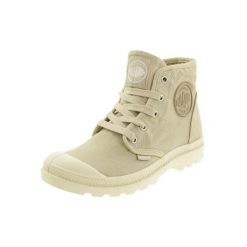 Buty sportowe Sneakersy damskie, Palladium Pampa Hi. Brązowe obuwie sportowe Palladium, z gumy, bez zapięcia, trekkingowe. Za 359.99 zł.