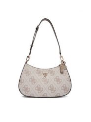 Guess Torebka 180227 Beżowy. Brązowe torebki klasyczne Guess, z aplikacjami, ze skóry, bez dodatków. Za 549.99 zł.