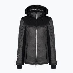 Kurtka narciarska damska EA7 Emporio Armani Giubbotto 6RTG15. Szare kurtki narciarskie EA7 Emporio Armani, m, bez wzorów, z elastanu, bez kaptura, narciarskie. Za 1,439.00 zł.