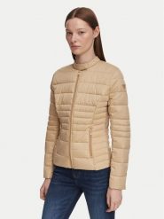 Guess Kurtka przejściowa W6YL16 W2891 Beżowy Slim Fit. Brązowe kurtki Guess, l, z aplikacjami, z syntetyku, bez kaptura. Za 694.99 zł.