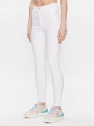 Tommy Jeans Jeansy Sylvia DW0DW15507 Biały Skinny Fit. Białe jeansy Tommy Jeans, bez wzorów. Za 449.99 zł.