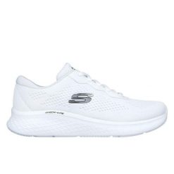 Obuwie Sportowe Damskie Skechers Skech Lite Biały. Białe obuwie sportowe Skechers, z materiału, bez zapięcia. Za 329.99 zł.