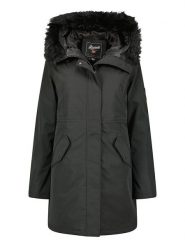 Geographical Norway Parka "Basiline" w kolorze czarnym rozmiar: S. Czarne parki Geographical Norway, s, bez kaptura. Za 162.49 zł.