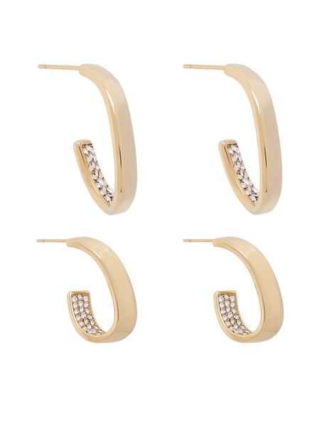 Guess Kolczyki JUBE06 434JW Złoty. Żółte kolczyki Guess, ze stali. Za 299.99 zł.