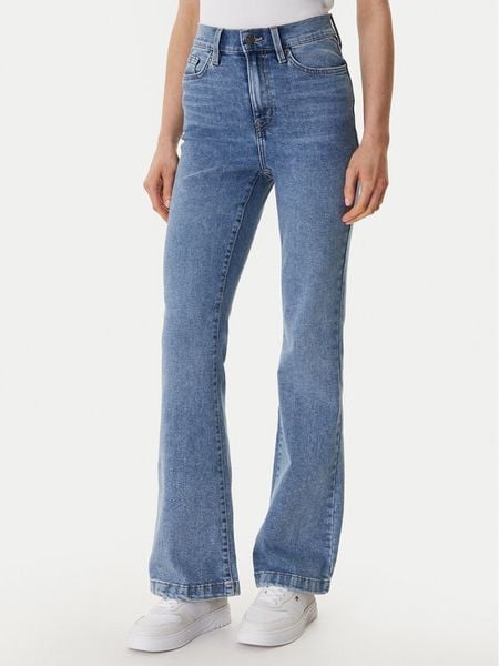 DKNY Jeansy DJ4M4005 Niebieski Flare Fit. Niebieskie jeansy DKNY, m, bez wzorów. Za 245.99 zł.