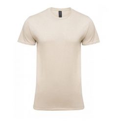 Bawełniana Lekka Koszulka Unisex Dla Dorosłych. Brązowe bluzki GILDAN, m, bez wzorów, z bawełny, sportowe, bez kołnierzyka, bez ramiączek. Za 33.99 zł.