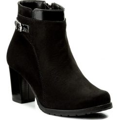 Botki SERGIO BARDI - Koleta FW127253417PL 999. Czarne botki Sergio Bardi, z aplikacjami, z lakierowanej skóry, bez obcasa, na obcasie, bez zapięcia. Za 289.00 zł.