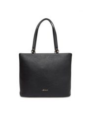 JENNY Torebka MJT-C-003-04 Czarny. Czarne shopper Jenny, bez wzorów, z materiału, bez dodatków. Za 139.99 zł.