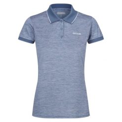 Damska Koszulka Polo Remex II. Niebieskie koszulki polo Regatta, bez wzorów, bez kołnierzyka, bez ramiączek. Za 47.99 zł.