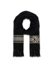 Calvin Klein Szalik LV04F8101G Czarny. Czarne szaliki Calvin Klein, bez wzorów, z wełny. Za 329.99 zł.