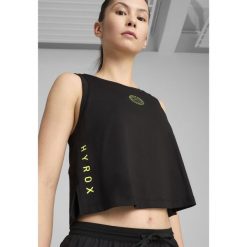 Damski top bez rękawów PUMA x HYROX CLOUDSPUN PUMA Black. Czarne topy Puma, xl, bez wzorów, bez kołnierzyka, bez ramiączek. W wyprzedaży za 114.00 zł.