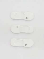 Stopki z nadrukiem 3 pack - złamana biel. Skarpety Reserved, bez wzorów. Za 39.99 zł.