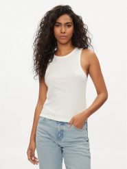 Lee Top 112350212 Écru Slim Fit. Topy Lee, xl, bez wzorów, z bawełny, bez kołnierzyka, bez ramiączek. Za 59.00 zł.