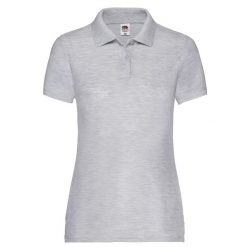 Koszulka Polo Damska. Szare koszulki polo FRUIT OF THE LOOM, xl, bez wzorów, bez kołnierzyka, bez ramiączek. Za 78.99 zł.
