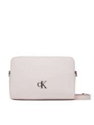 Calvin Klein Jeans Torebka Minimal Monogram Ew Camera Bag LV04K3162G Écru. Listonoszki Calvin Klein Jeans, bez wzorów, z jeansu, bez dodatków. Za 409.99 zł.