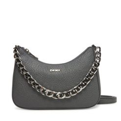 Torebka DKNY. Szare torebki klasyczne DKNY, bez wzorów, bez dodatków. Za 309.99 zł.