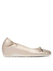 HÖGL Baleriny 1-103711 Złoty. Żółte baleriny Högl, bez wzorów, ze skóry, bez obcasa. Za 749.99 zł.