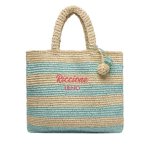 Torebka Liu Jo. Niebieskie shopper Liu Jo, bez wzorów, bez dodatków. Za 234.99 zł.