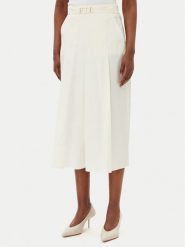 TWINSET Spódnica trapezowa 251TT202C Beżowy Regular Fit. Brązowe spódnice Twinset, bez wzorów, z bawełny, trapezowe. Za 569.99 zł.