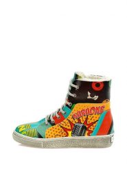 Goby Sneakersy ze wzorem rozmiar: 39. Trampki Goby, bez wzorów, z materiału, za kostkę, bez zapięcia. Za 260.99 zł.