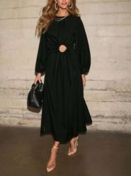 LA Angels Sukienka w kolorze czarnym rozmiar: M. Czarne sukienki LA Angels, m, bez wzorów, bez kołnierzyka, bez ramiączek, maxi. Za 152.99 zł.