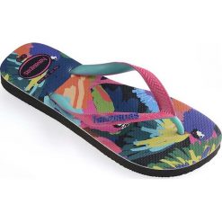 Havaianas - Japonki. Klapki Havaianas, bez wzorów, z materiału, bez obcasa. W wyprzedaży za 59.90 zł.
