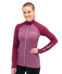 Bluza dresowa termoaktywna rozpinana damska Brubeck Athletic. Czarne bluzy Brubeck, m, bez wzorów, z dresówki, bez kaptura. Za 239.99 zł.