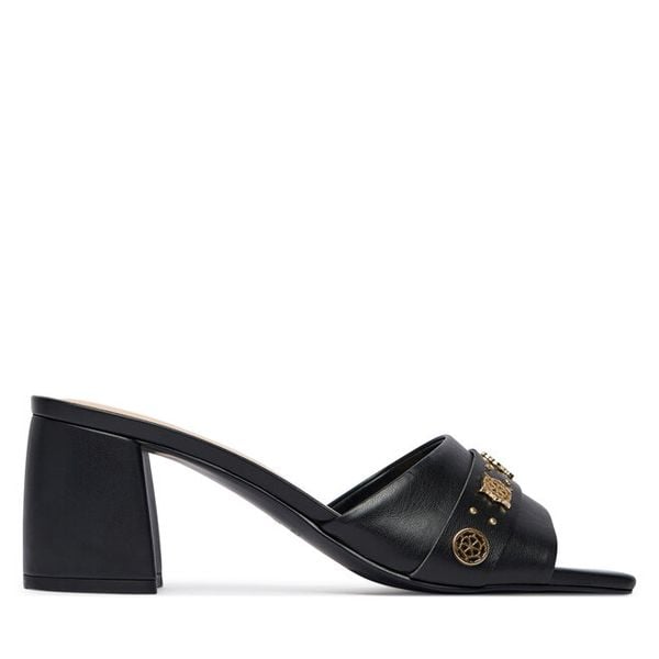 Klapki Guess. Czarne klapki Guess, z aplikacjami, bez obcasa. Za 549.99 zł.