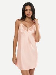 Triumph Koszula nocna A Weekend To Remember 10225051 Beżowy Regular Fit. Brązowe koszule nocne Triumph, bez wzorów, z syntetyku, bez ramiączek. Za 149.99 zł.