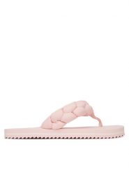Tommy Jeans Japonki Braided Thong Beach Sandal EN0EN02877 Różowy. Czerwone klapki Tommy Jeans, bez wzorów, z jeansu, bez obcasa. Za 179.99 zł.