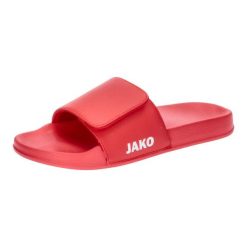 Sandały Jako Jakolette Locker - Czerwone. Czerwone sandały JAKO, bez wzorów, z materiału, sportowe, bez obcasa, bez zapięcia. Za 116.79 zł.