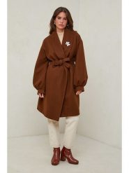 L'armoire de Suzette Płaszcz przejściowy w kolorze jasnobrązowym rozmiar: 36. Brązowe płaszcze L'armoire de Suzette, l, z aplikacjami, z tkaniny, bez kaptura. Za 243.45 zł.